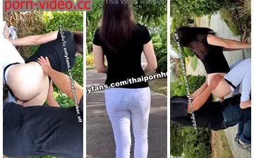 หลุดนิติบุคล ของหมู่บ้านชวนลูกบ้านไปเย็ดที่สวนสาธารณะ ตั้งกล้องเย็ดอย่างเด็ด